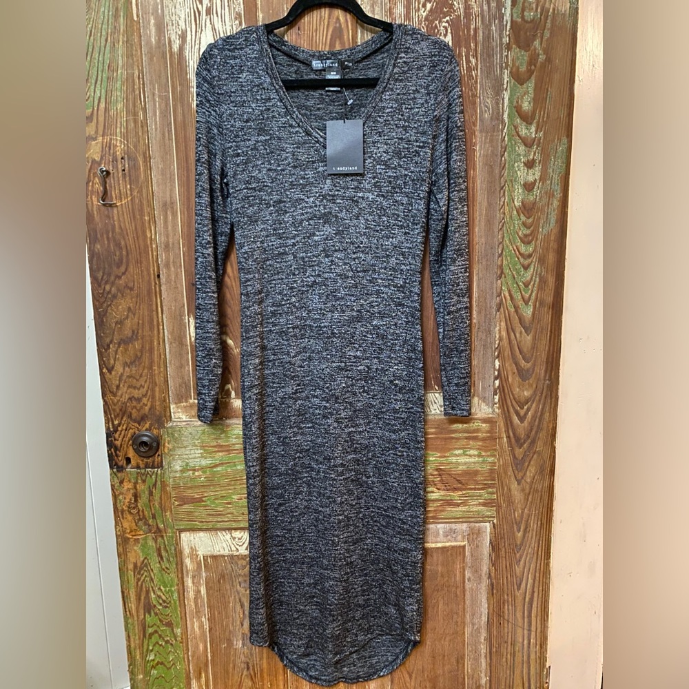 Sweater Midi/Maxi Shirt Tail Dress